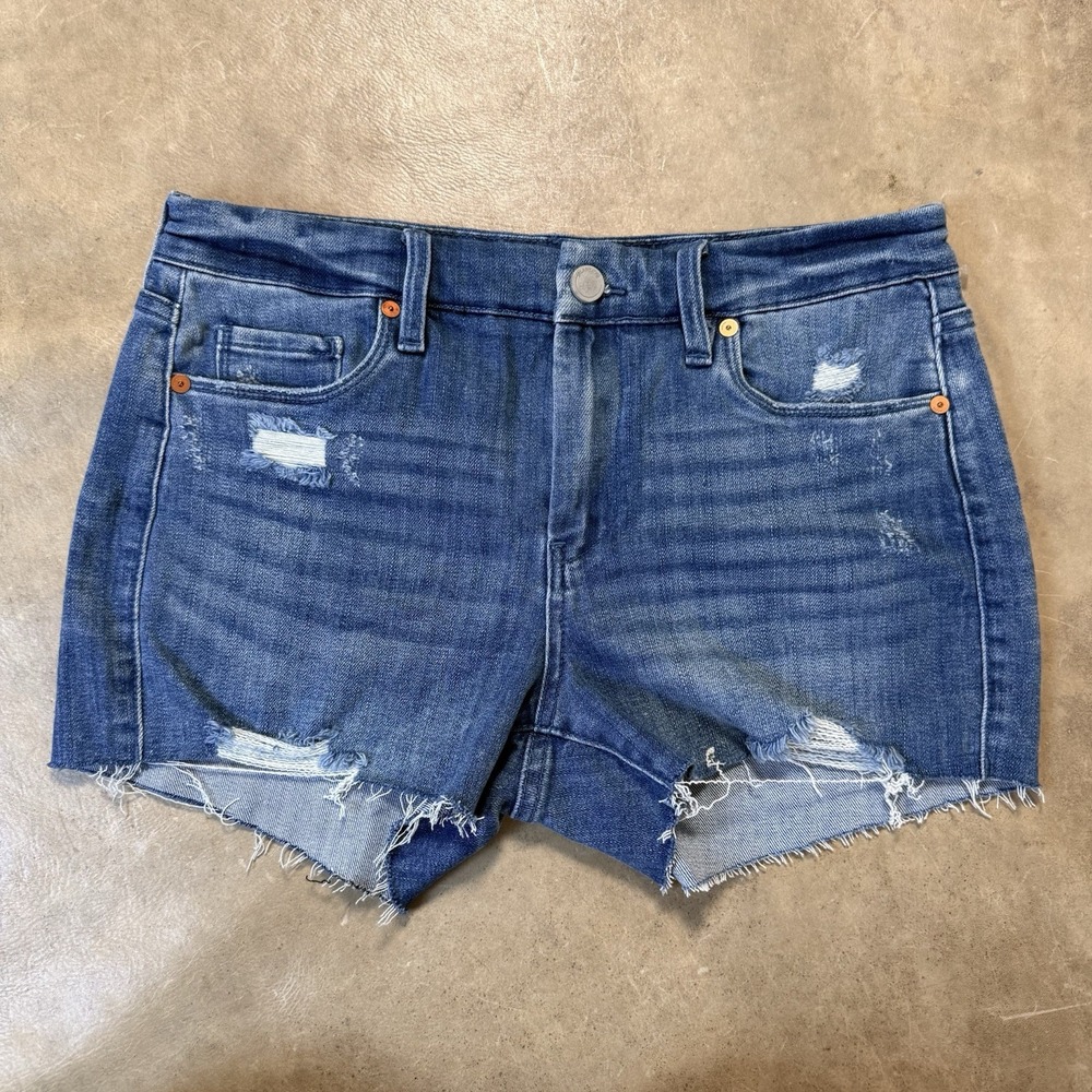 Blank NYC‎ Shorts Womens Size 29 Blue Denim The Astor Cut Off Distressed Casual